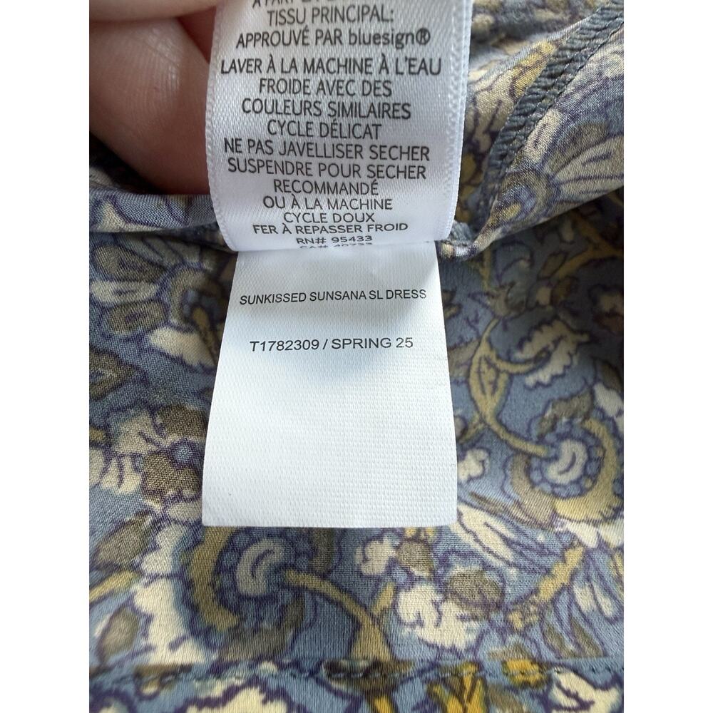 Toad & Co Sunkissed Sunsana SL Dress North Shore Vine Size Small - Picture 5 of 6